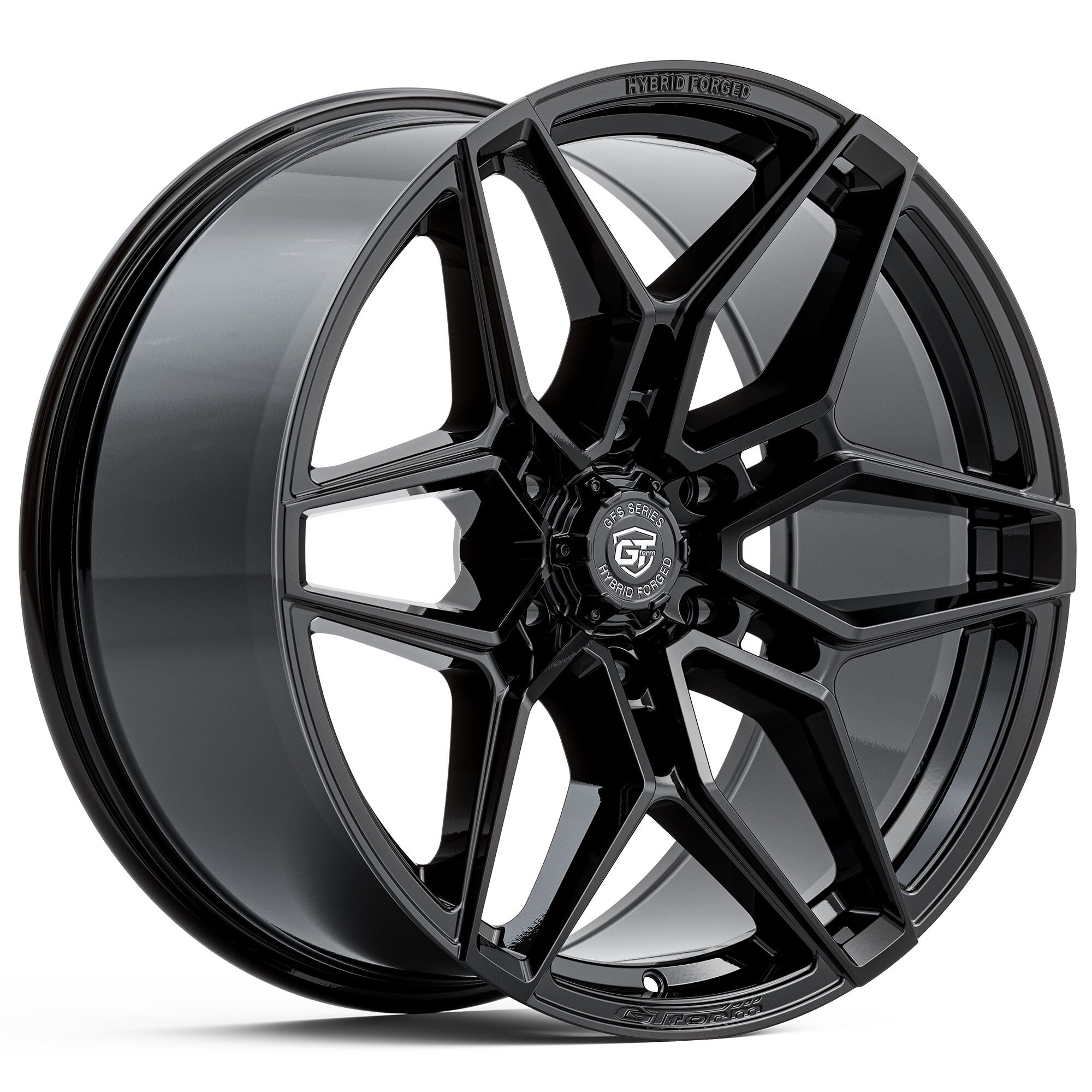 4WD Rims GT Form GFS3 Gloss Black 20 Inch Performance Wheels For Truck And SUV